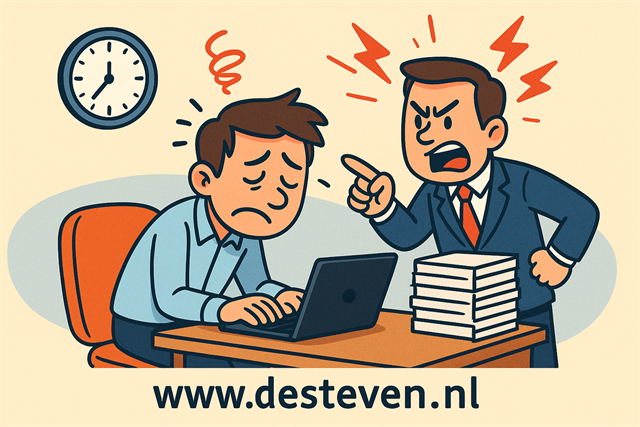 Burn-out door een arbeidsconflict