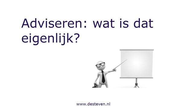 Wat is adviseren?