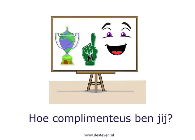 Complimenteus: geef je wel eens een compliment?