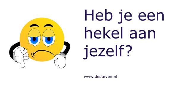 Hekel hebben aan jezelf