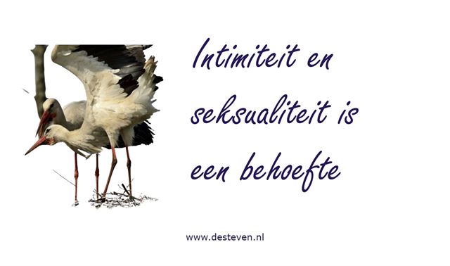 Intimiteit en seksualiteit is een behoefte