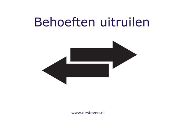 Behoeften uitruilen