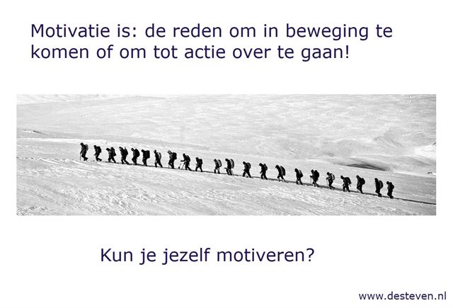 Zelfmotivatie