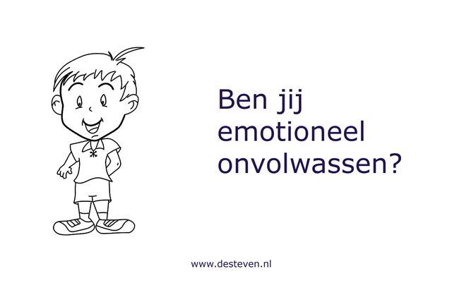 Emotioneel onvolwassen