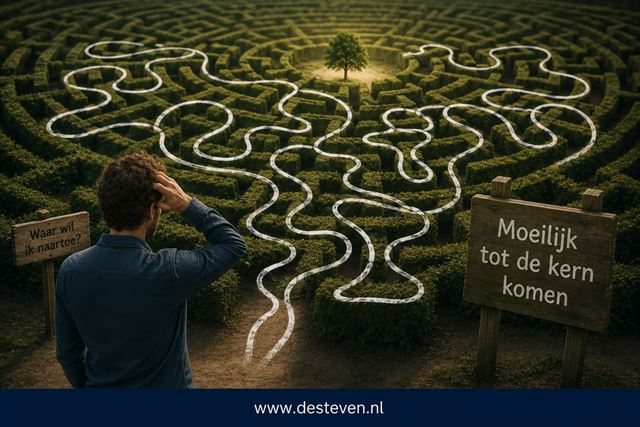 Moeilijk tot de kern komen in de communicatie