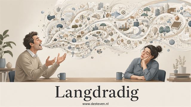 Te lang van stof en langdradig