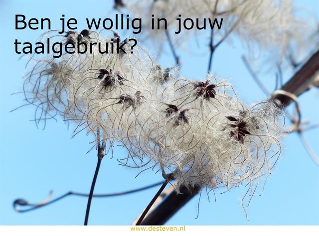 Wollig in de communicatie