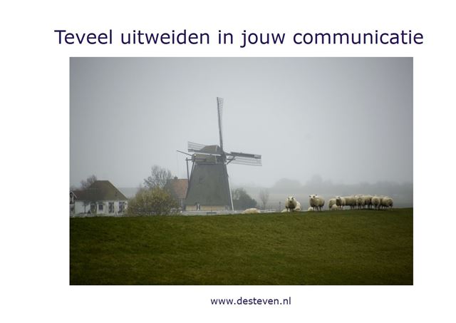 Uitweiden in jouw communicatie