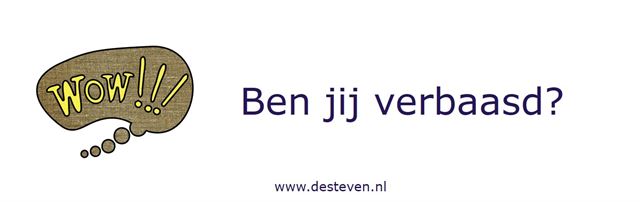 Verbazing: ben je verbaasd?