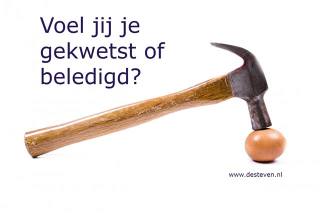 Gekwetst of beledigd