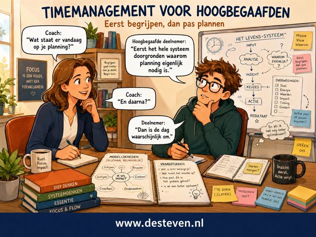 Eerst alles willen begrijpen en dan pas gaan doen - timemanagement