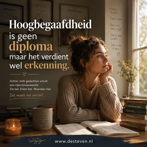 Hoogbegaafdheid moet erkend worden