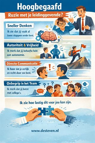 Hoogbegaafd en ruzie met de leiding