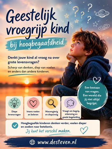 Hoogbegaafde kinderen zijn vaak vroegrijp
