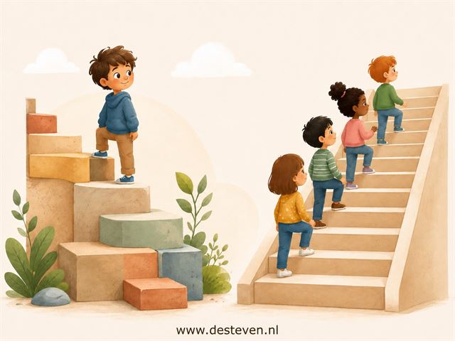 Ontwikkelingsvoorsprong bij hoogbegaafde kinderen
