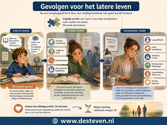 Gevolgen intelligentiekloof bij volwassenen