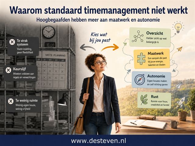 Waarom standaard timemanagement niet werkt