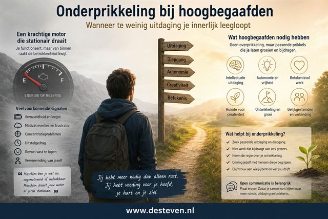 Onderprikkeling bij hoogbegaafden kan leiden tot bore-out