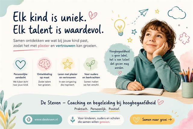 Plusklas voor hoogbegaafde kinderen