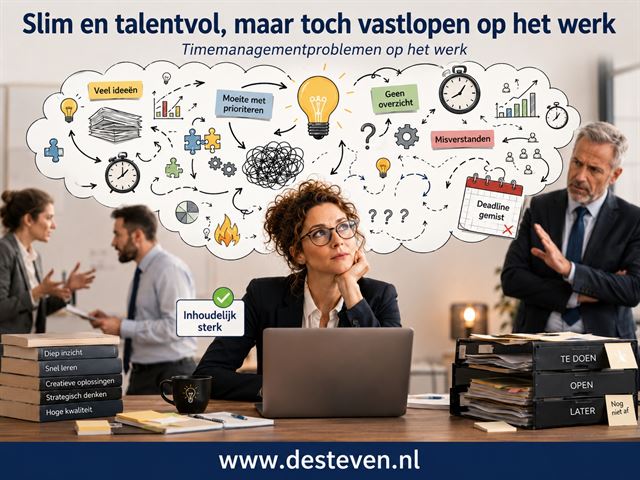 Vastlopen als hoogbegaafde door slecht timemanagement