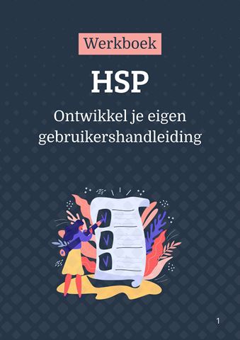 Werkboek hoogsensitiviteit