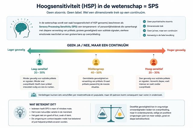 HSP is geen label maar een schaal