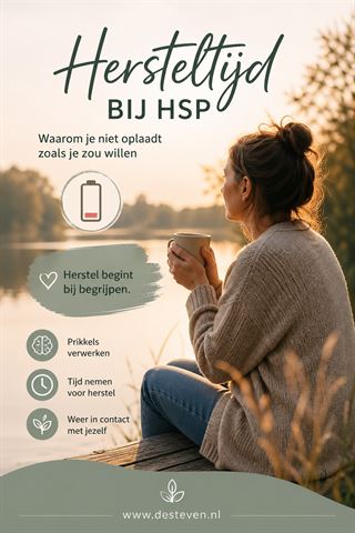 Hersteltijd bij HSP waarbij iemand tot rust komt en prikkels verwerkt
