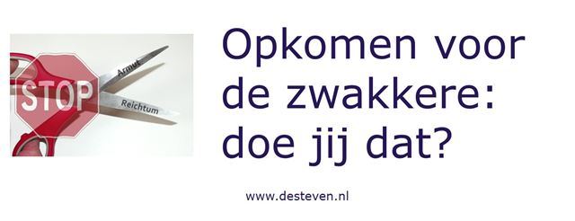 Opkomen voor de zwakkere: doe jij dat?