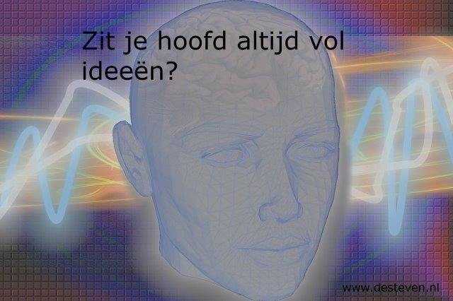 Zit jouw hoofd vol ideeën?