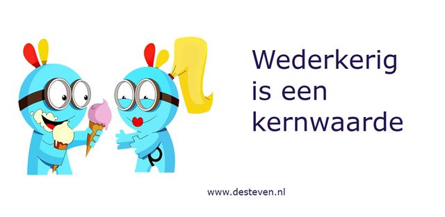 Wederkerig is een kernwaarde