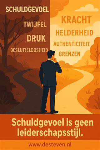 Schuldgevoel leidinggevende