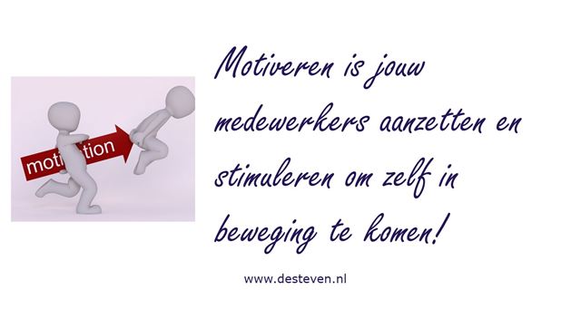 Training motiveren medewerkers