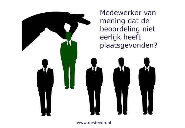 Medewerker oneens met de beoordeling