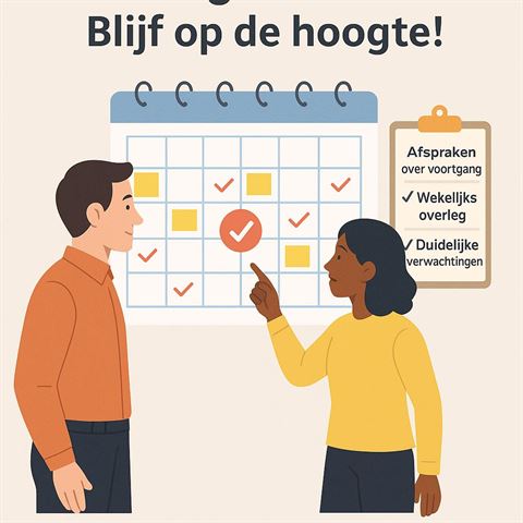 Hoe krijg je informatie als je delegeert?