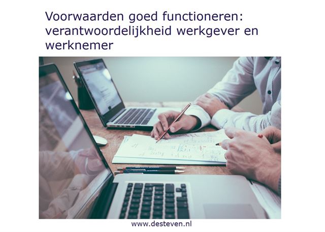 Voorwaarden goed functioneren