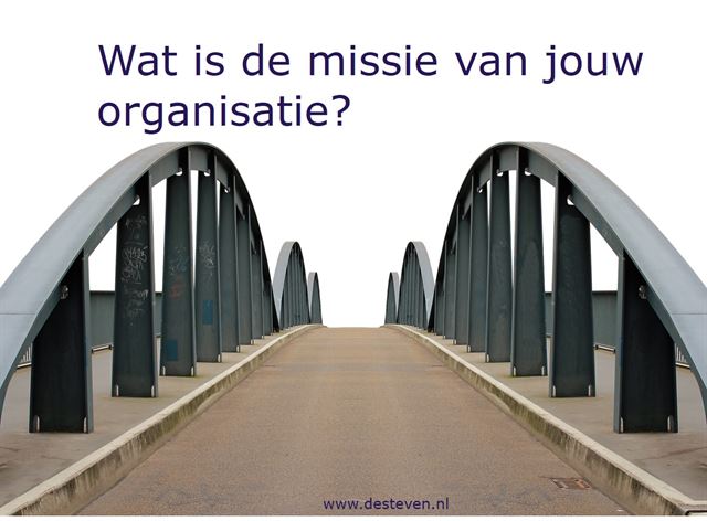 Missie van de organisatie