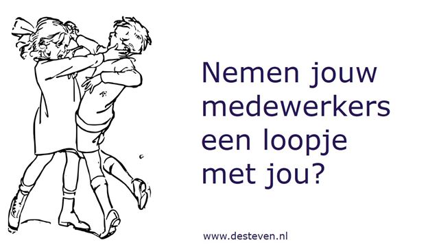 Medewerkers nemen een loopje met me