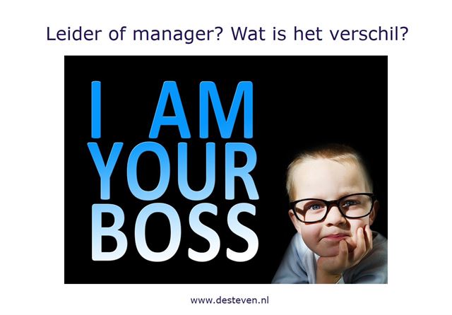 Leider of manager: wat is het verschil?