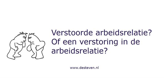 Verstoorde arbeidsrelatie