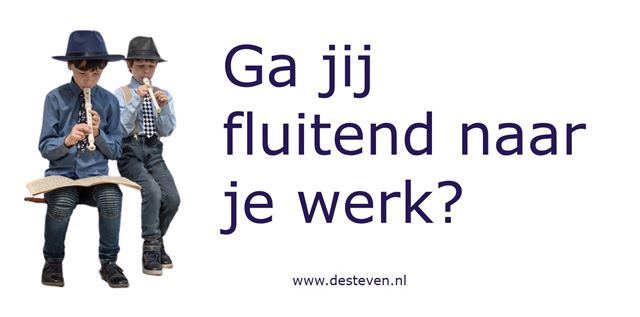 Fluitend naar je werk?