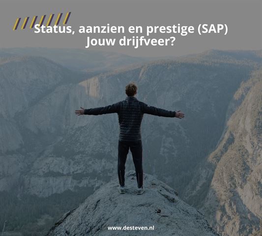 Status, aanzien en prestige. Jouw drijfveer?