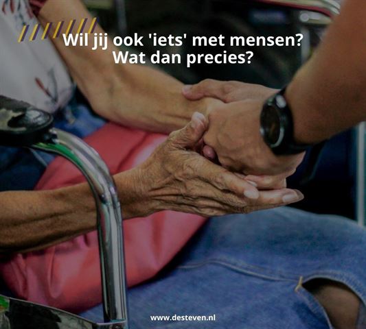 Wil jij ook iets met mensen? Wat dan precies?