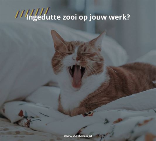 Ingedutte zooi op jouw werk?