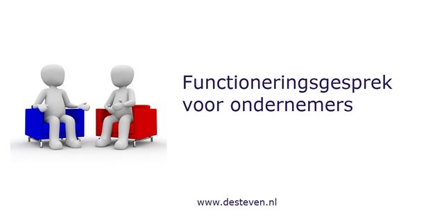 Functioneringsgesprek ondernemers