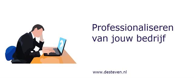 Professionaliseren van jouw bedrijf