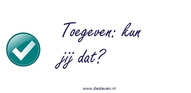 Toegeven