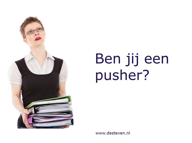 De pusher: overlevingsstrategie