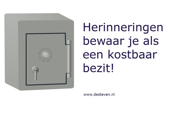 Herinnering als kostbaar geschenk