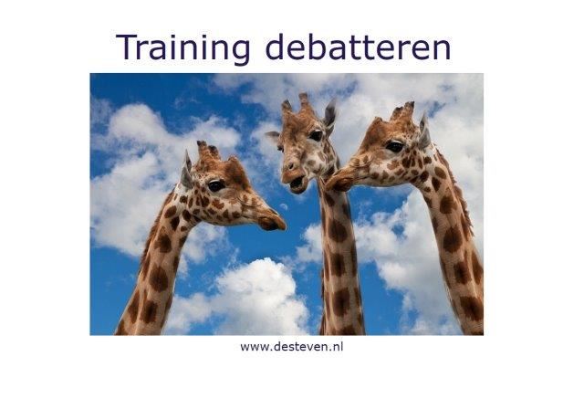 Training debatteren