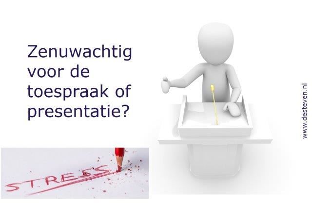 Zenuwachtig voor de toespraak